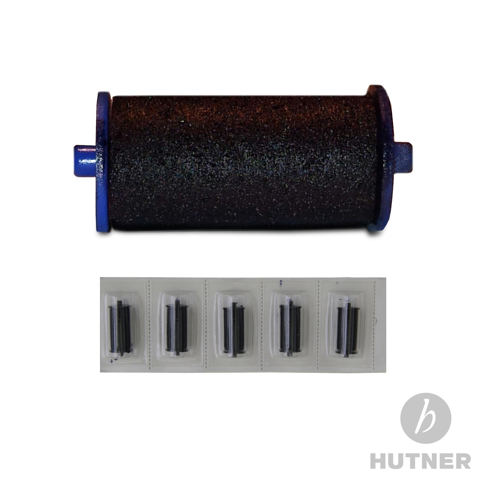 5x Farbrollen Für Seiko Precision 720 - Schwarz Ersatzrollen Set